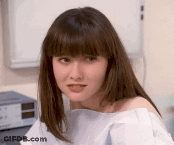 Shannen Doherty Sweet Smile Beverly Hills 90210 GIF