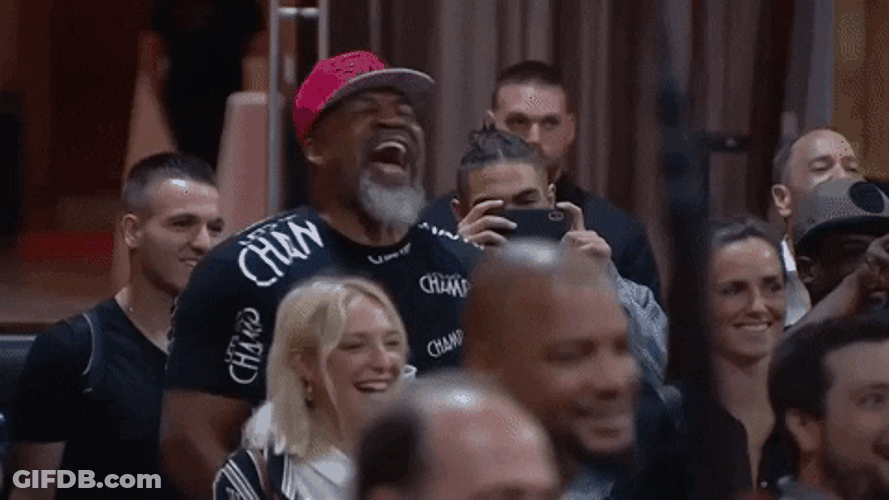 Shannon Briggs Laughing Then Crying GIF