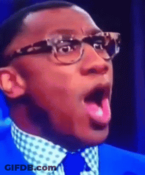 Shannon Sharpe Amazed Reaction GIF