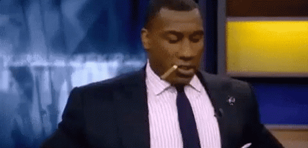 Shannon Sharpe Cigarette Meme GIF