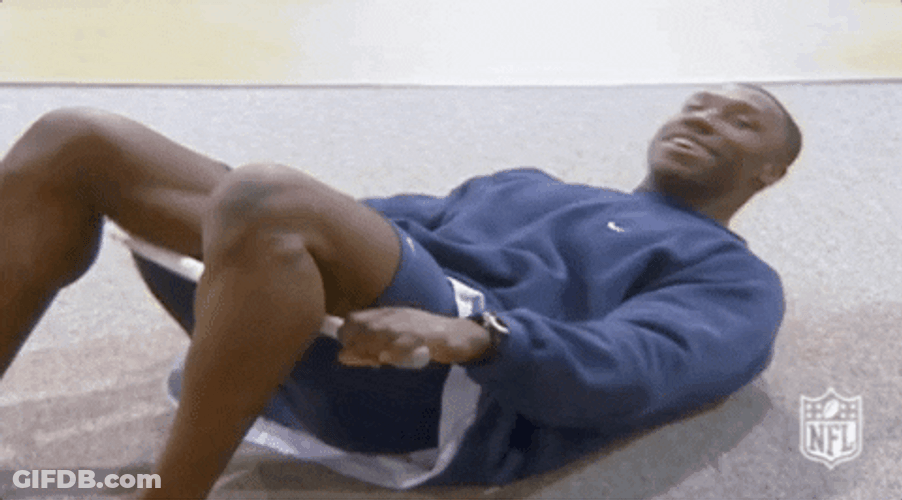 Shannon Sharpe Doing Exercise GIF
