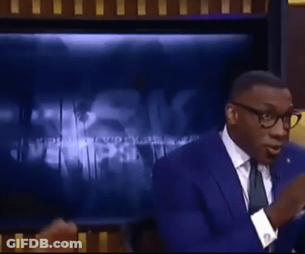 Shannon Sharpe Drinking With Straw GIF
