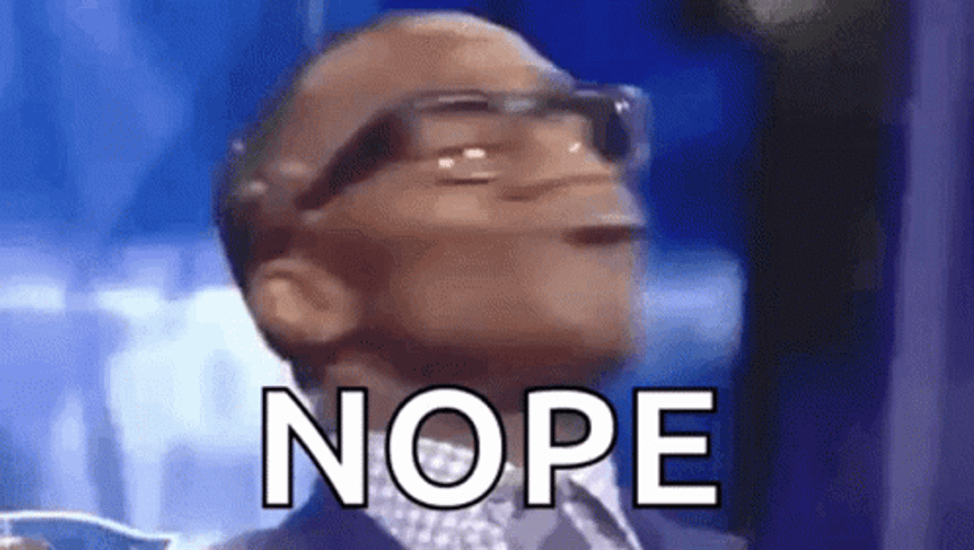 Shannon Sharpe Nope Meme GIF