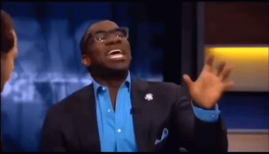 Shannon Sharpe Spelling Boaf GIF
