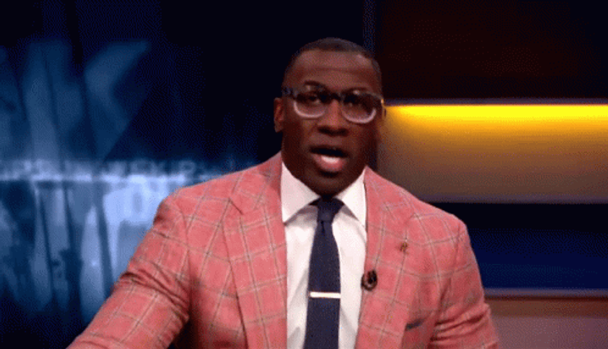 Shannon Sharpe Talking With Gestures GIF