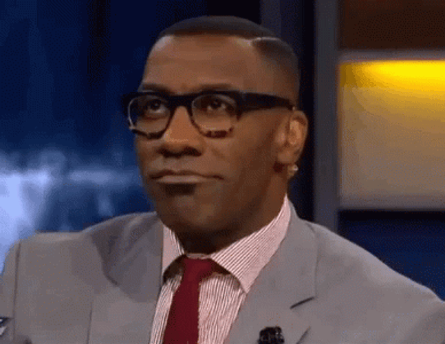 Shannon Sharpe Thinking Deeply GIF