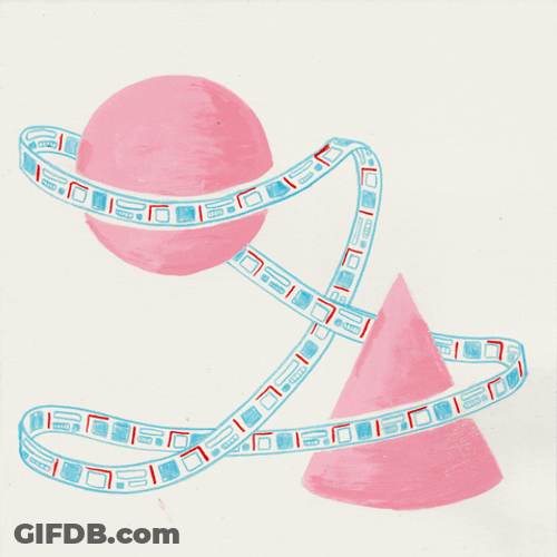 Shapes Cone Sphere Art GIF