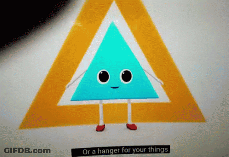 Shapes Triangle Cartoon GIF