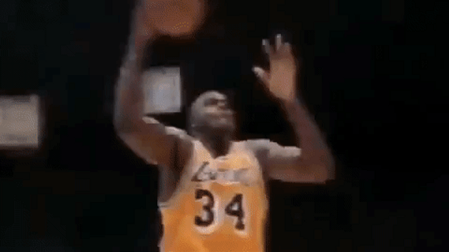 Shaq Dunk Close Up GIF