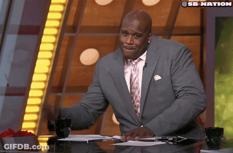 Shaq Dunking Drumming GIF