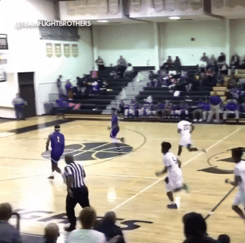 Shaq Dunking Old Film GIF