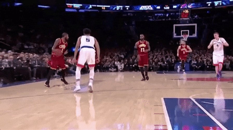 Shaq Dunking Scored GIF