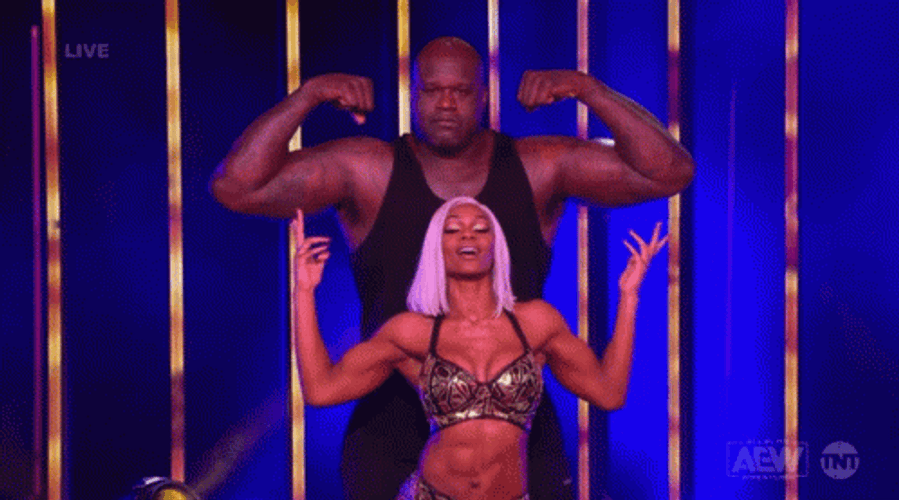 Shaq Flex Jade Cargill GIF