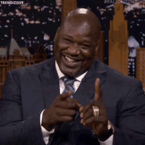 Shaquille O'Neal Fast Finger Pointing At You GIF