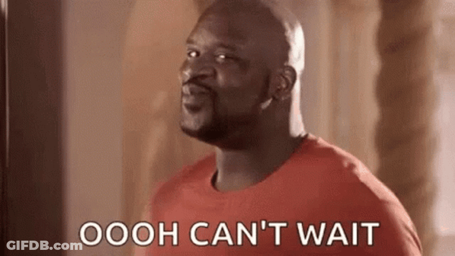 Shaquille O'neal Oh Can't Wait GIF