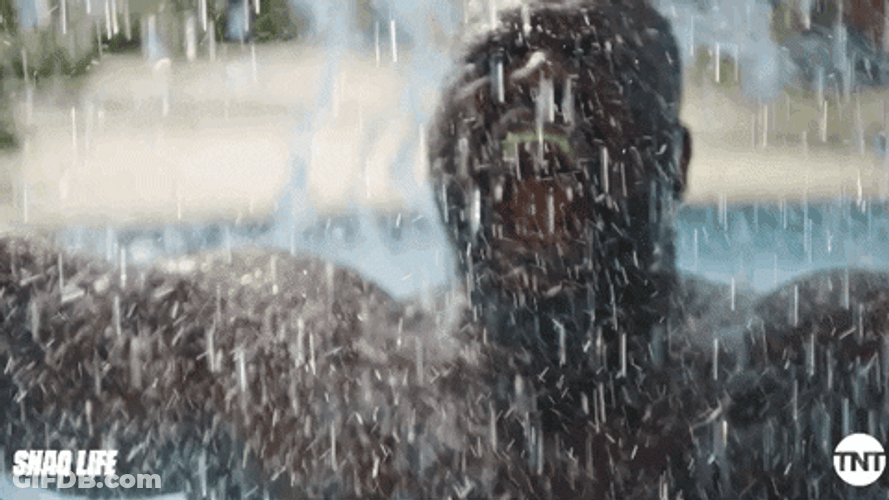 Shaquille O'neal Scream Pool Water GIF