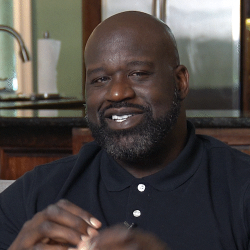 Shaquille O'Neal Smile Heart Hand GIF