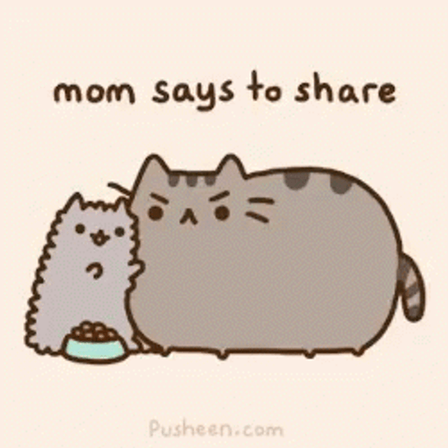 Share Food Cats Pusheen GIF