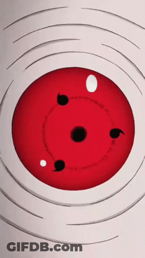 Sharingan Naruto The Great Ball Eye GIF