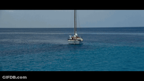 Shark Attacking Boat With People GIF