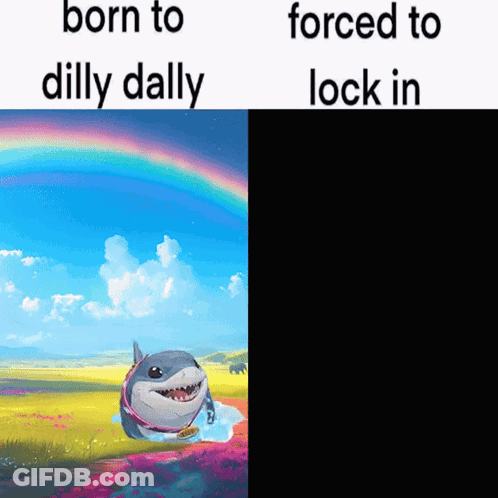 Shark Born To Dilly Dally And Forced To Lock In GIF