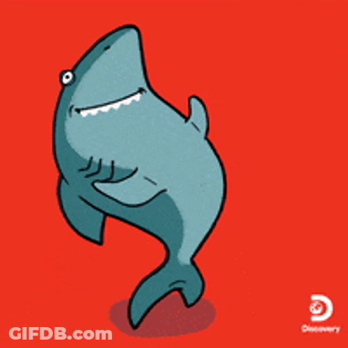 Shark Cartoon Laughing Loud Haha GIF