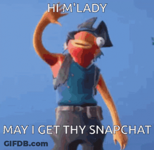 Shark Head Fish Waving Hand Hi M Lady May I Get Thy Snapchat GIF
