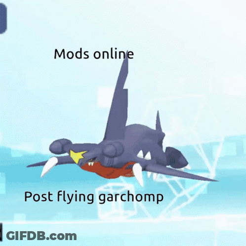 Shark Mods Online Post Flying Garchomp GIF