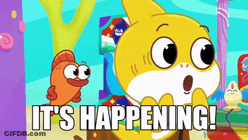 Shark Saying Its Happening GIF