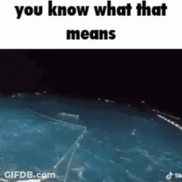 Shark Swimming In Pool Saying You Know What That Means GIF
