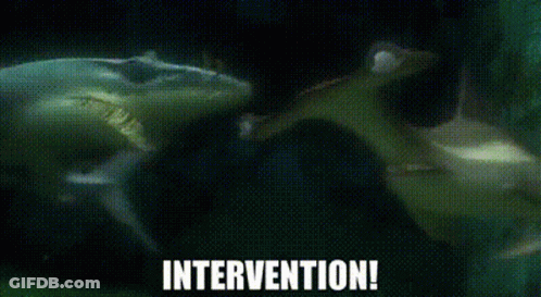 Shark Swimming Saying I'm Having Fish Tonight GIF