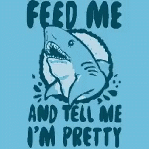 Shark Week Cartoon Feed Me GIF