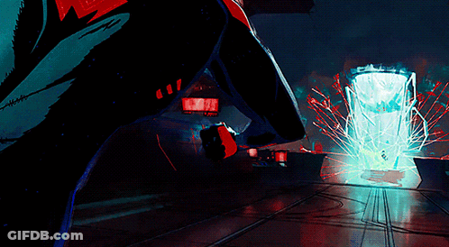 Shark With Red Arrow On Back GIF
