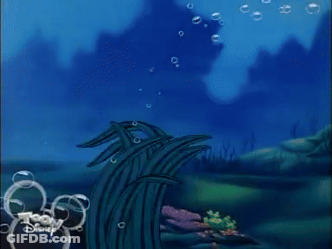 Shark With Toon Disney Logo GIF