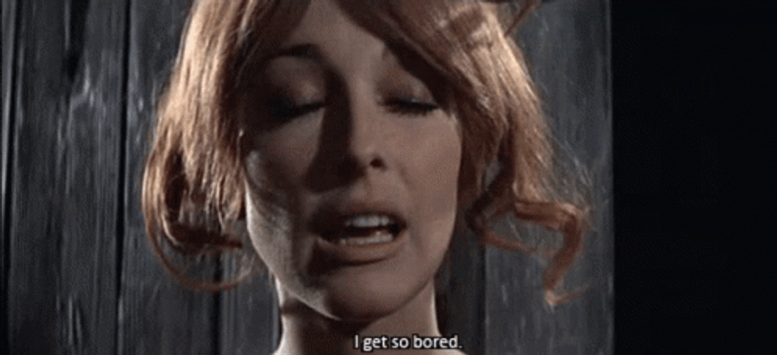 Sharon Tate Bored GIF