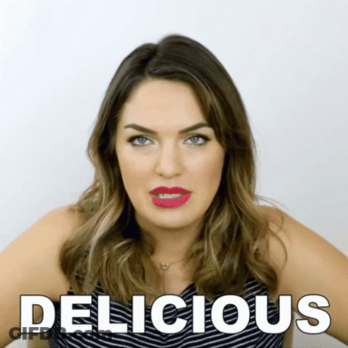 Sharzad Kiadeh Saying Delicious GIF