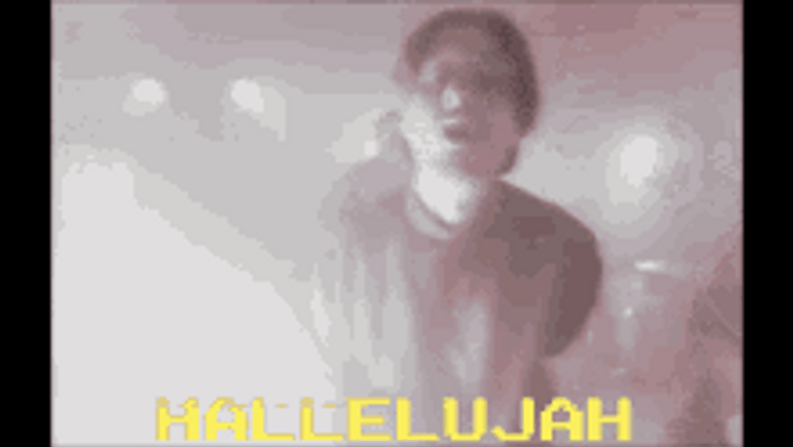 Shaun Ryder Singing Hallelujah GIF