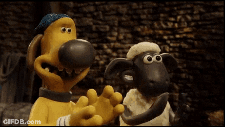 Shaun The Sheep And Bitzer Aplausos GIF