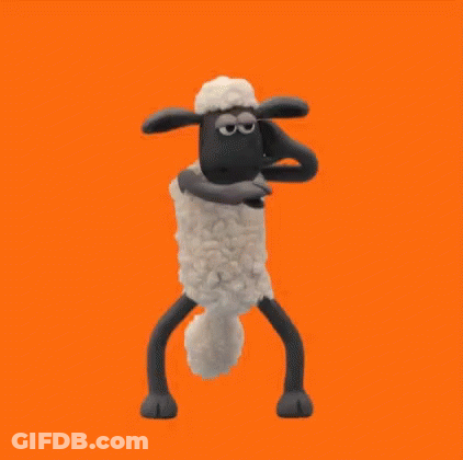 Shaun The Sheep Dancing With Hula Hoop GIF