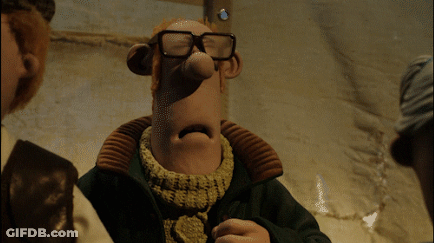 Shaun The Sheep Dog Waves On Auctioneer GIF