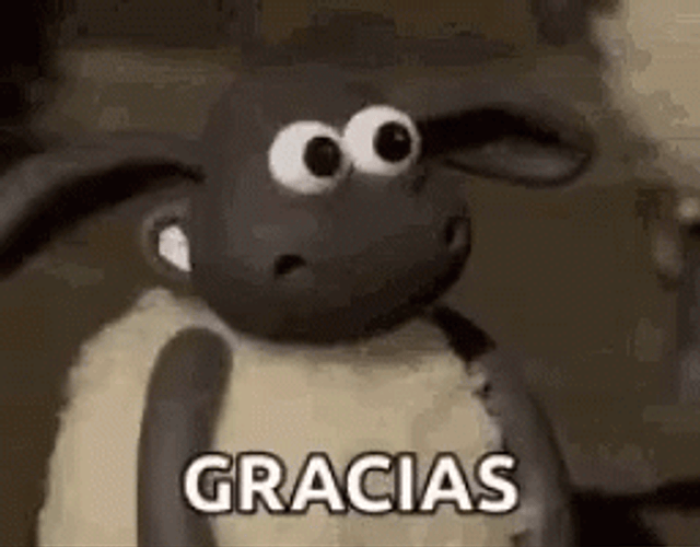 Shaun The Sheep Thumbs Up Muchas Gracias GIF