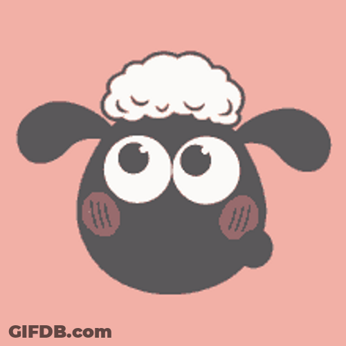 Shaun The Sheep Whistle Music Blink GIF