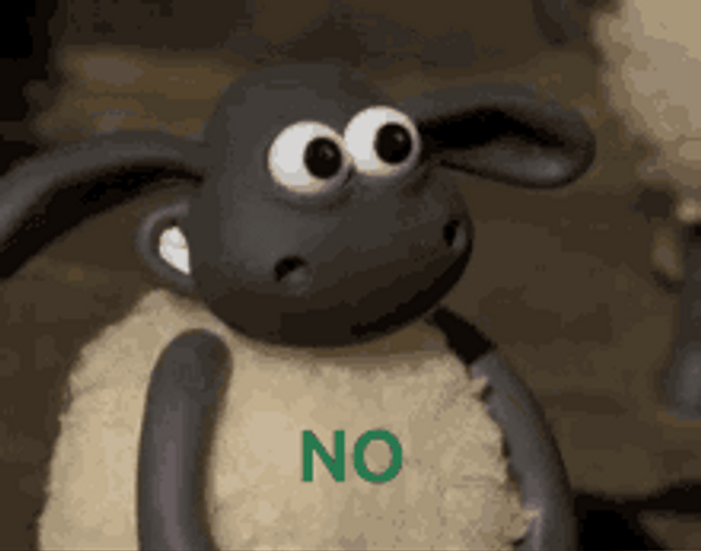 Shaun The Sheep Yes No GIF
