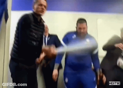 Shaved Head Man Walking Says Filo Bro GIF