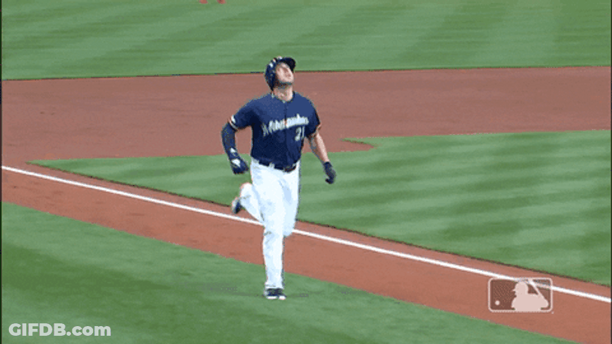 Shaw Running On The Field GIF