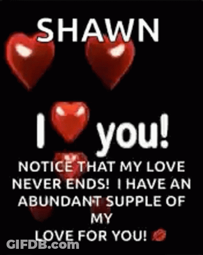 Shawn I Love You My Love Never Ends GIF
