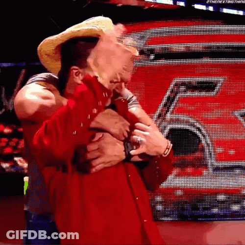 Shawn Michaels And Triple H Hugging GIF