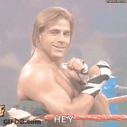 Shawn Michaels Cute Waving Hand GIF