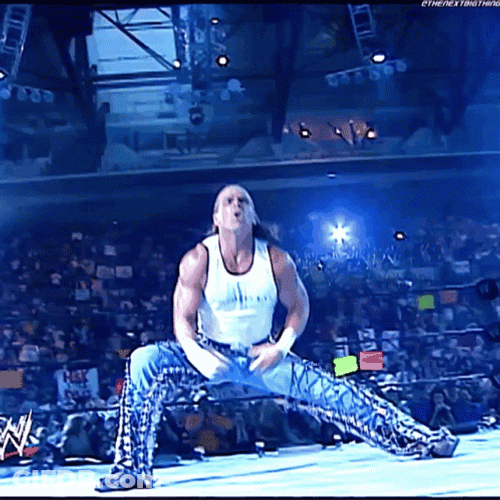 Shawn Michaels Fancy Grand Entrance GIF