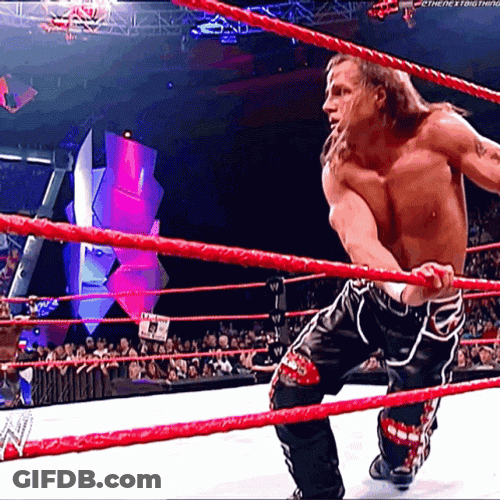 Shawn Michaels Feedback Knockout GIF